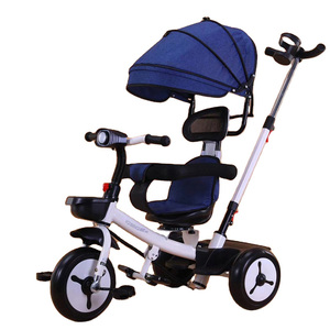 Venta al por mayor común Material <span class=keywords><strong>de</strong></span> lino <span class=keywords><strong>de</strong></span> <span class=keywords><strong>sol</strong></span> triciclo, bebé triciclo cochecito, con luz y música - Product Image 2