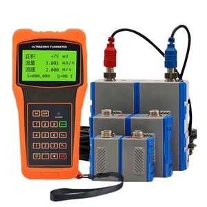 ハンドヘルド下水流量計センサーDN50 DN100海水用超音波ポータブル流量計 - Product Image 2