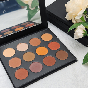 2024 Sang Trọng Cao Sắc Tố Thuần Chay Eyeshadow Palette Bán Buôn Nhãn Hiệu Riêng DIY Ánh Sáng Mờ Trang Điểm <span class=keywords><strong>12</strong></span> Màu Bóng Mắt <span class=keywords><strong>Pallet</strong></span> - Product Image 6