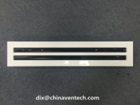 Ventech Hvac climatisation aluminium alimentation en air diffuseur à fente linéaire pour projet résidentiel utilisé