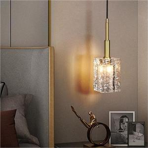 All-Copper Luxury LED Strip Chandelier Crystal for Bedroom Living Room <b>Dining</b> Room Bar Counter-Elegant Pendant <b>Light</b> for - Product Image 5