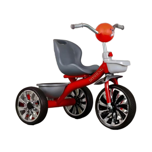 <span class=keywords><strong>Tricycle</strong></span> pour enfants avec 3 grandes roues, cadre en plastique léger, pour les âges de 2 à 6 ans, conduite sécurisée - Product Image 2