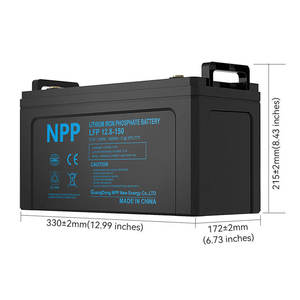 Npp 12v 12.8v 50ah 100ah 150ah 200ah 280ah 300ah Lithium Batterij RV Auto's Solar Batterij Draagbare Energie Klasse A Batterij - Product Image 4
