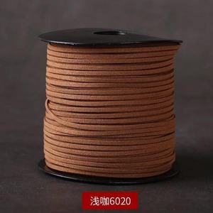Whole roll of Korean velvet double-sided velvet flat leather <b>rope</b> imitation cowhide <b>bracelet</b> and necklace cord material DIY - Product Image 3