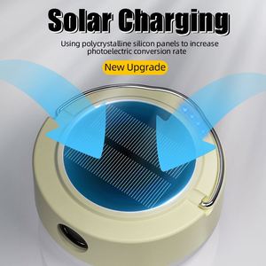 CITICITY Solar <b>LED</b> Lantern, Outdoor Camping Lamp Solar <b>Light</b> 8 <b>Light</b> Mode Waterproof Tent Lamp for Emergency Home Hiking - Product Image 4