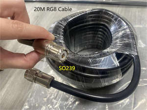 Connexion de câble RG8 Câble d'<span class=keywords><strong>antenne</strong></span> coaxial à faible perte pour radio jambon WLAN CB Radio et chargeur d'<span class=keywords><strong>antenne</strong></span> WiFi - Product Image 3