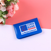 Tempat Kartu PVC Daur Ulang dengan Pola Bisnis, Tempat Kartu Plastik Lunak untuk Kartu ID, Kartu Kredit, Kartu Bisnis, Dilengkapi Kantong, Tas PVC