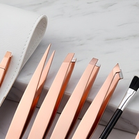 Ensemble de pinces à sourcils