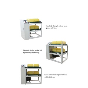 Molino de Bolas Rodante de 2 Estaciones de Trabajo, Molino de Bolas con Jarra Rodante de 5L, 15L, 20L para Producción por Lotes de Molienda de Polvo - Product Image 6