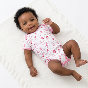 Cómodo pelele de algodón de manga corta para recién nacido, ropa de bebé, pijama, pelele, conjunto de body para niñas, fabricante de la India - Product Image 1