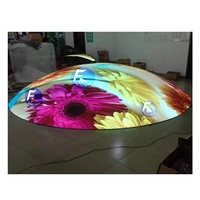 Pantalla LED Flexible Ultraligera para Interiores, Pantalla de Video LED SMD Suave para Recepción de Empresas, Pared de Fondo