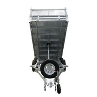 Remorque basculante hydraulique à dessus plat approuvée par VTA 10x6 3WAYS 3.5T