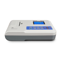 Vente flash : Électrocardiographe médical 12 dérivations, 3 canaux, numérique, portable, vétérinaire, appareil ECG/EKG