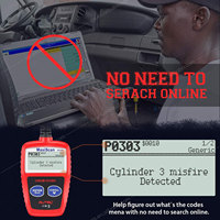 Autel Official Store MaxiScan MS309 Auto OBD2 Scanner Check Engine Code Reader Altar Auto Fault Diagnostic Tool para todos los coches