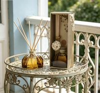 Diffuseur de parfum sans flamme à bâtonnets d'huiles essentielles, sans alcool, longue durée, pour chambre et décoration intérieure, purificateur d'air