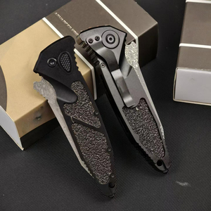 Cuchillo Plegable Micro Tech SOCOM Drop Point, Hoja de Acero Inoxidable, Mango de Aluminio, Cuchillo de Bolsillo, Herramienta EDC para Exteriores - Product Image 6