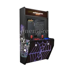 Borne de jeux d'arcade murale MAME, en acier inoxydable, pour jeux de combat multiples, montage mural, Machine de jeux vidéo, DIY