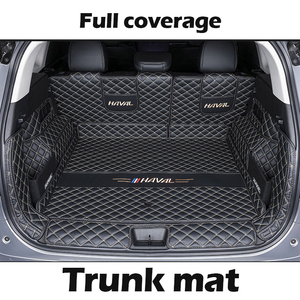 Tapis de <span class=keywords><strong>coffre</strong></span> de voiture en cuir sur mesure antidérapant à couverture intégrale, imperméable pour un nettoyage facile, avec <span class=keywords><strong>protection</strong></span> durable - Product Image 1