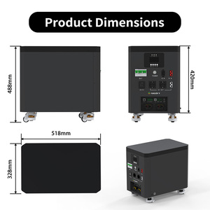 Système Générateur Solaire et Automobile Tout-en-un 6200Wh – Batterie Externe Portable, Centrale Électrique Domestique, Onde Sinusoïdale Pure, Démarrage d'Urgence - Product Image 3