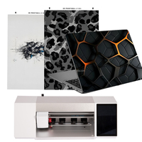 Máquina de fabricación de películas de hidrogel Protector de pantalla Cortador Plotter 3D Relief Vinilo Laptop Back Skin 16 pulgadas