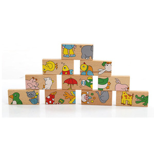 Classic Hot Sale Wooden Toys Animal Dominoes Puzzle Toys Children Jigsaw Game Wholesale Early Education Educational Kids Toys - Product Image 3