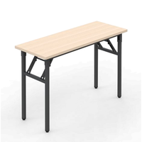 Table de conférence moderne à prix d'usine, avec structure métallique, modulaire, détachable et pliable, idéale pour la formation