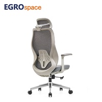 Chaise de bureau ergonomique pivotante et réglable EGROspace, design moderne pour usine, pour cadre et personnel