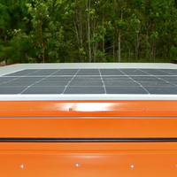 Nouvelle caravane hybride tout-terrain Ecocamper 2022 avec tente surélevée et panneaux solaires