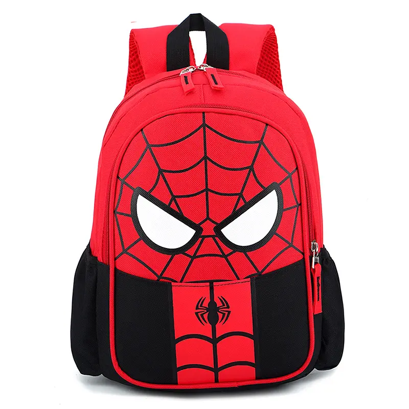New cartoon cute children school backpack bag kindergarten boy spiderman school bag for kid baby