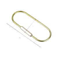 Porte-clés en laiton Weiqi avec anneaux métalliques séparables et fermoir à vis doré, durable, style rétro, pour hôtels
