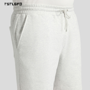 Men 100% Cotton Terry Sweat Shorts <b>Drawstring</b> Elastic Waist Casual Sport Shorts - Product Image 5