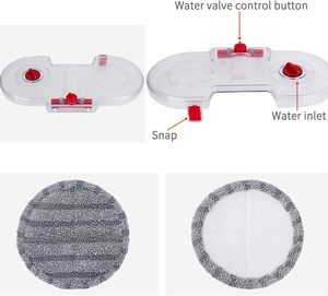Cabezal de cepillo para fregona eléctrica con pulverizador, tanque de agua, paño de limpieza para aspiradoras Dyson V7 V8 V10 V11 V15, piezas y accesorios - Product Image 4
