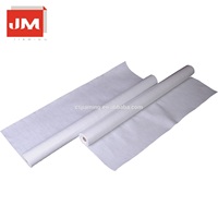 Rouleau de tissu non tissé auto-adhésif blanc et bleu imperméable pour la protection des sols