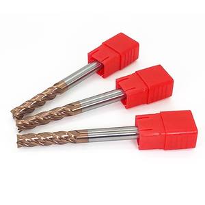 HRC55 <span class=keywords><strong>Extra</strong></span> Long 4 cannelures carré <span class=keywords><strong>fraise</strong></span> en bout CNC mèches de routeur 6mm/10mm diamètre de tige carbure monobloc traitement des métaux en boîte HSS enduit - Product Image 2