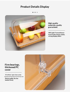 Cajas de Exhibición de Alta Calidad, Cajas de Exhibición de Gran Capacidad para Pan con Ventana Transparente, Platos de Exhibición con Buena Flexibilidad - Product Image 3