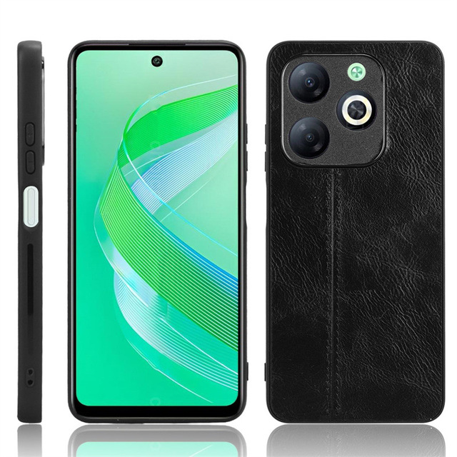 Luxury Ultra Retro Colorful PU+TPU Leather Skin case for Infinix Smart 8 X6525 phone case