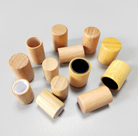 Couvre-diffuseur en bois naturel, plusieurs styles, couvercle en bois de hêtre et bambou pour bouteille diffuseur d'arômes en verre, vente en gros, personnalisable