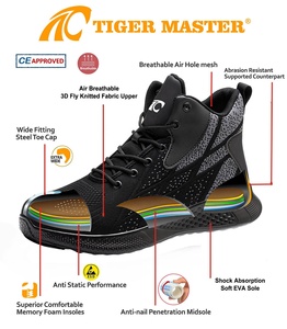 Botas <span class=keywords><strong>de</strong></span> Seguridad Deportivas Tiger Master <span class=keywords><strong>de</strong></span> Media Caña, Antideslizantes, con Puntera <span class=keywords><strong>de</strong></span> Acero, Resistentes a Pinchazos, Transpirables y Ligeras para Hombre y Mujer - Product Image 6