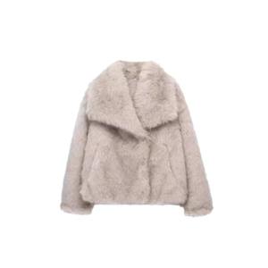 <span class=keywords><strong>Cappotto</strong></span> Casual in <span class=keywords><strong>pelliccia</strong></span> sintetica Plus Size Top <span class=keywords><strong>nero</strong></span> <span class=keywords><strong>con</strong></span> nuovo Design autunno inverno <span class=keywords><strong>lungo</strong></span> e traspirante - Product Image 5