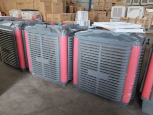 Refroidisseur d'air évaporatif industriel d'intérieur avec moteur AC, fonctionnement automatique, écologique, montage mural/fenêtre, prix compétitif - Product Image 1