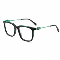 Montures de lunettes optiques carrées rétro pour enfants, lunettes colorées avec décoration de hibou pour enfants, garçons et filles, lecture et étude