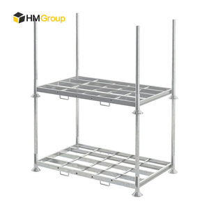 Estanterías Galvanizadas Apilables para Almacenamiento de Materiales de Alta Carga, Postes para Paletas, Estanterías de Almacenamiento - Product Image 1