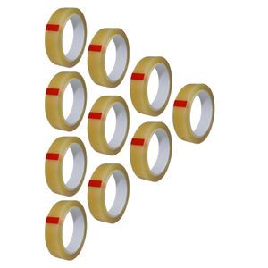 เทปใสคุณภาพดีจากโรงงานขายส่ง บรรจุภัณฑ์กล่อง เทปพันพลาสติกใส BOPP เทปบรรจุภัณฑ์ใสย่อยสลายได้ทางชีวภาพ - Product Image 3