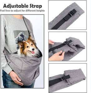 Free sample <b>Pet</b> Sling <b>Bag</b> Carrier Large Capacity Breathable Dog Front Sling <b>Bag</b> <b>Pet</b> Carrier Fabric Mesh Cats for Outdoor Travel - Product Image 6
