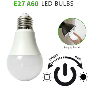 หลอดไฟ LED A60 ขั้ว E27 แรงดันไฟฟ้า AC220~240V ปรับความสว่างได้ โคมไฟซิลิโคน+ฝาครอบอะลูมิเนียมเคลือบพลาสติก ค่าการถ่ายทอดสี Ra80 - Product Image 2
