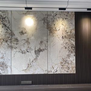 Installation <span class=keywords><strong>facile</strong></span> Décoration intérieure décorative Panneaux muraux acoustiques laminés cannelés en Wpc - Product Image 6