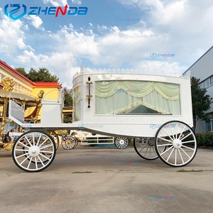 Carroza Fúnebre Eléctrica Blanca de Alta Calidad Zhenda, Suministros Funerarios, Carroza para Ataúdes en Venta - Product Image 2