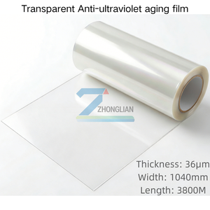 <span class=keywords><strong>Film</strong></span> BOPET industriel transparent résistant aux UV de 36 μm - Faible rétrécissement, haute clarté pour les étiquettes extérieures et la protection des documents - Product Image 1