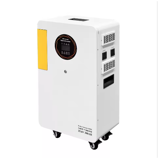 3.6kw 7.68kwh Wall-Mounted 25.6V Home Emergency All-in-One Energy Storage System LiFePO4 Battery Inverter Solar PV Off-Grid