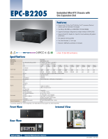 Ordinateur industriel embarqué Advantatch EPC-B2205, châssis Mini-ITX, processeurs Intel I9/I7/Core I5, une fente d'extension - En stock